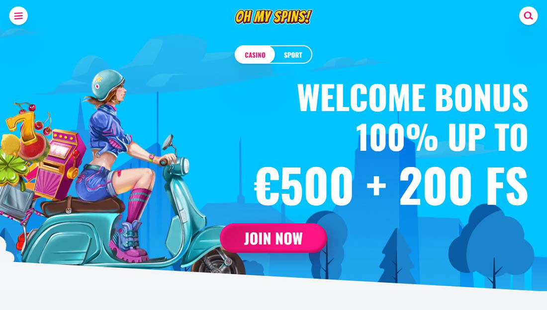 Layout di Oh My Spins Casino