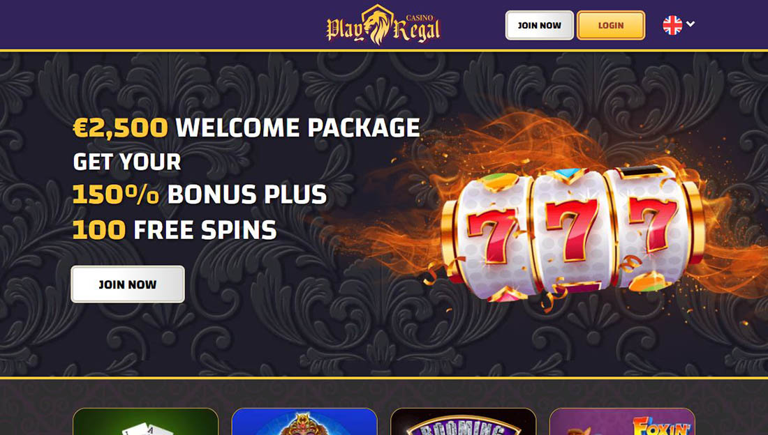 Layout di Play Regal Casino